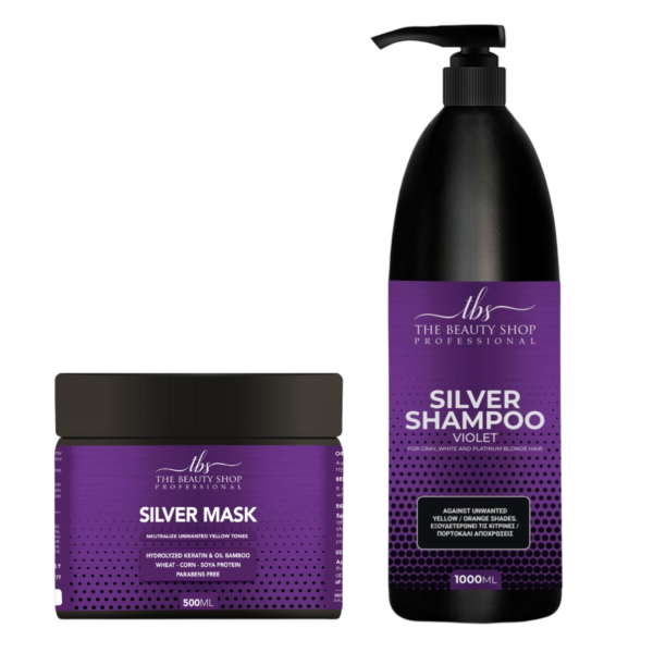 Set Shampoo & Mask Silver για Ξανθά Μαλλιά