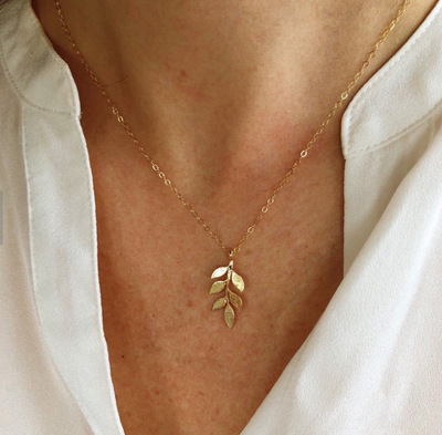 Golden Leaflet necklace