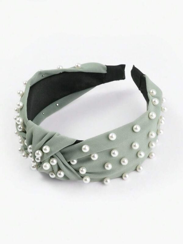 Ivonne Mint Pearly Headband