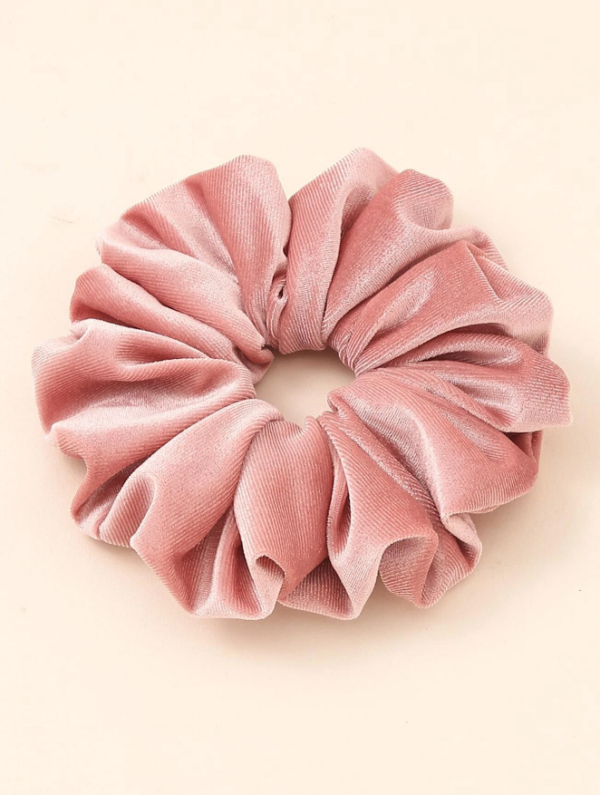 Scrunchie βελούδινο Coral Dust