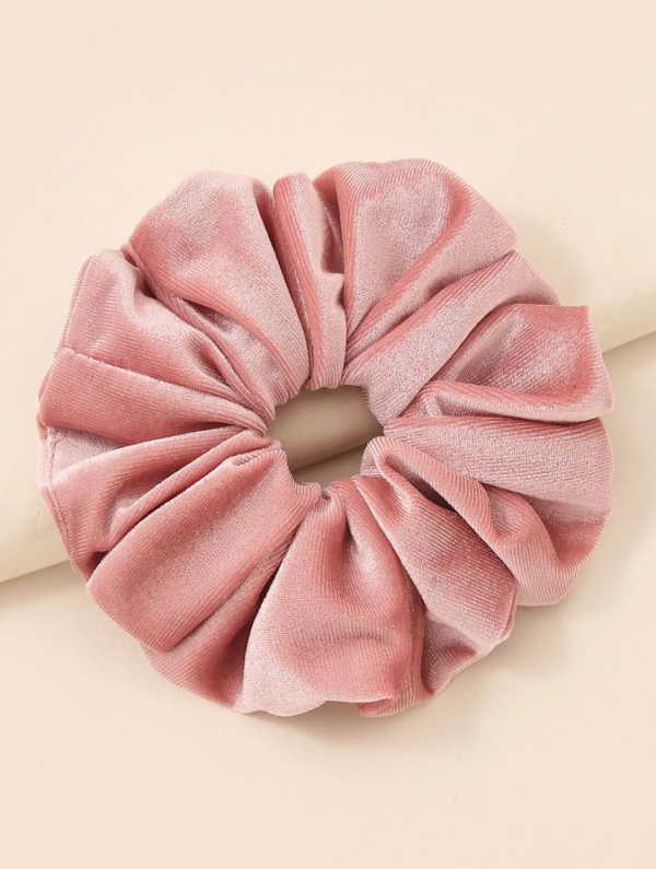 Scrunchie βελούδινο Coral Dust