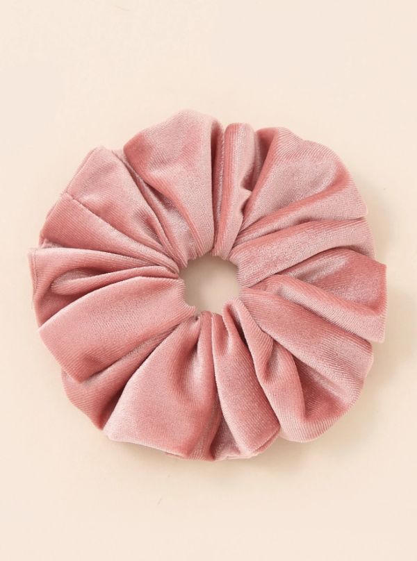 Scrunchie βελούδινο Coral Dust