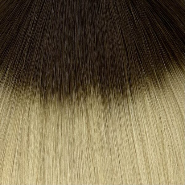 SUMMER OFFER Χρυσή Σειρά U-Tip Hair Extension Ombre 2/60# 60cm