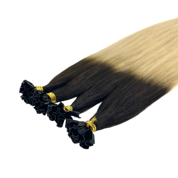 SUMMER OFFER Χρυσή Σειρά U-Tip Hair Extension Ombre 4/22# 60cm