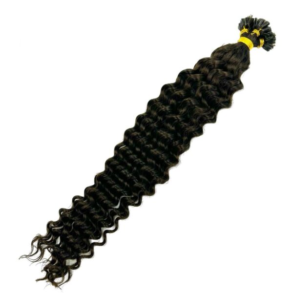 SPECIAL OFFER Ασημένια Σειρά U-Tip Hair Extension Σγουρά 2# 58cm