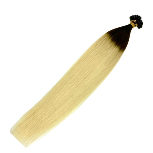 SPECIAL OFFER Χρυσή Σειρά U-Tip Hair Extension Ombre 2/60# 60cm