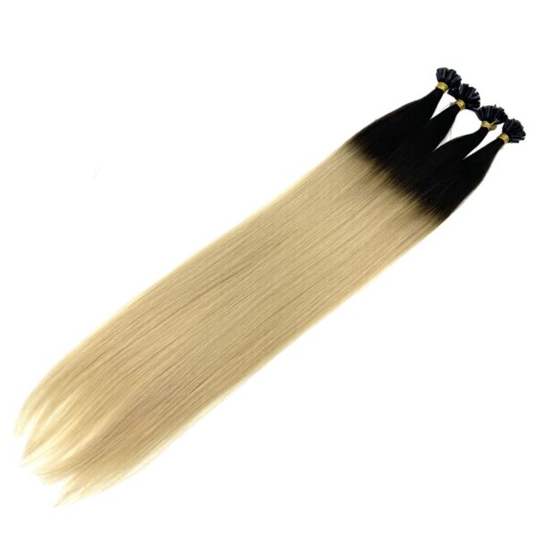 SPECIAL OFFER Χρυσή Σειρά U-Tip Hair Extension Ombre 4/22# 60cm